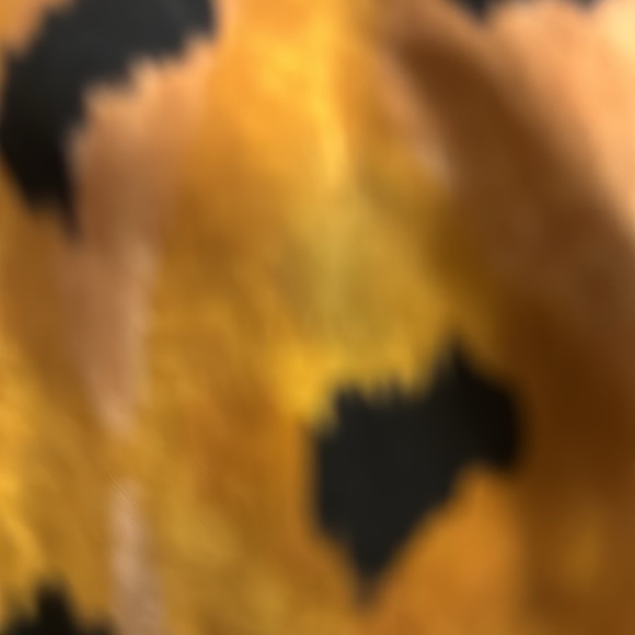 Michael Mims Kathy Cole Size L 100% Washable Silk Animal 🦒 Print blouse - Picture 10 of 10